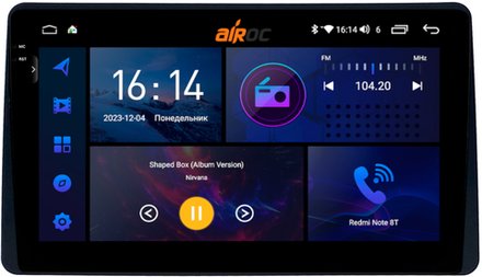 Магнитола для Renault Arkana 2019+, Duster 2020+ - AIROC 2K RI-3008 Android 12, QLed+2K, ТОП процессор, 8/128Гб, CarPlay, SIM-слот