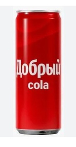 Добрый Газ.Вода 0,33/24 КОЛА ЖБ