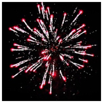 Батарея салютов "Хоровод" 7 эффектов, 36 зарядов, 40 м