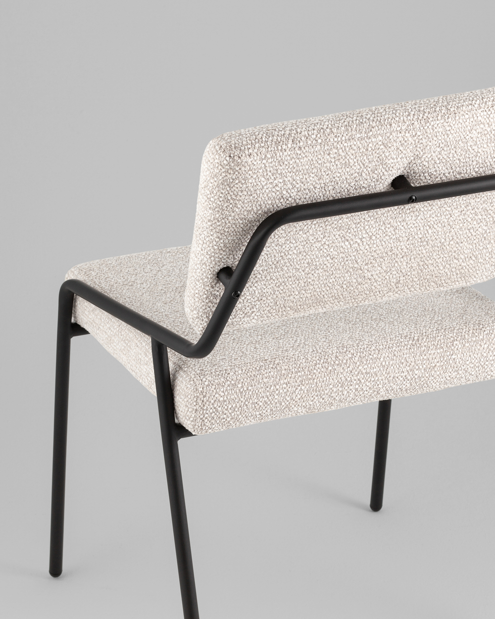 Стул Теллинг шенилл серо-бежевый