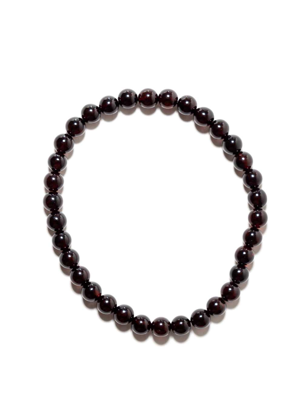 Браслет из цельного калининградского янтаря 5 мм