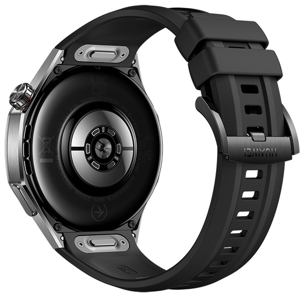 СМАРТ ЧАСЫ HUAWEI GT 5 PRO (46MM) BLACK FLUOROELASTOMER STRAP VILI-B29F