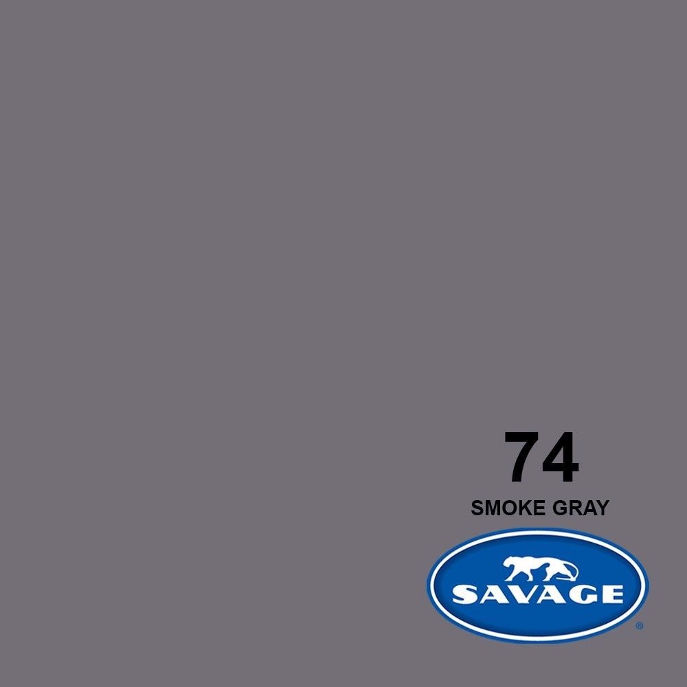 Фон бумажный Savage SA 74-12 Smoke Gray 2.72 x 11м серый