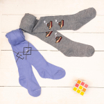 Колготки для мальчика, хлопок, с рисунком р-р 128-140, 364622, 1 шт.