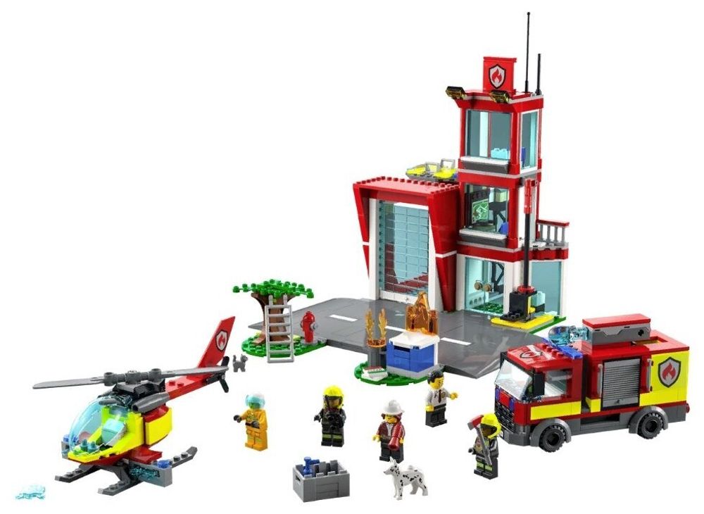 Lego city fire station 2019 best sale