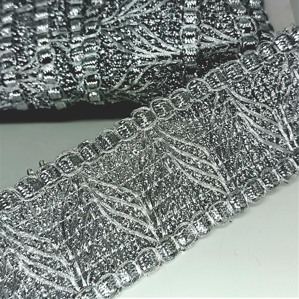 Тесьма люрекс, ш. 4 см.