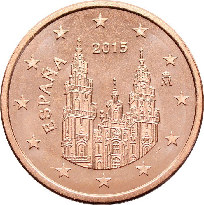 5 евроцентов 2015 Испания (5 euro cent)