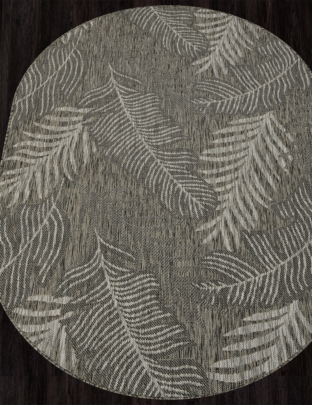 Ковер S132 - GRAY - Овал - коллекция KAIR размер 160*230 см