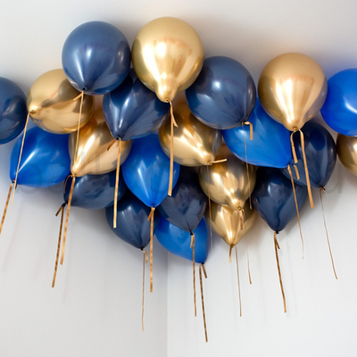 Шары россыпью "Золотой сапфир"