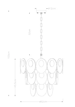 Подвесная люстра Arte Lamp ROSABELLA