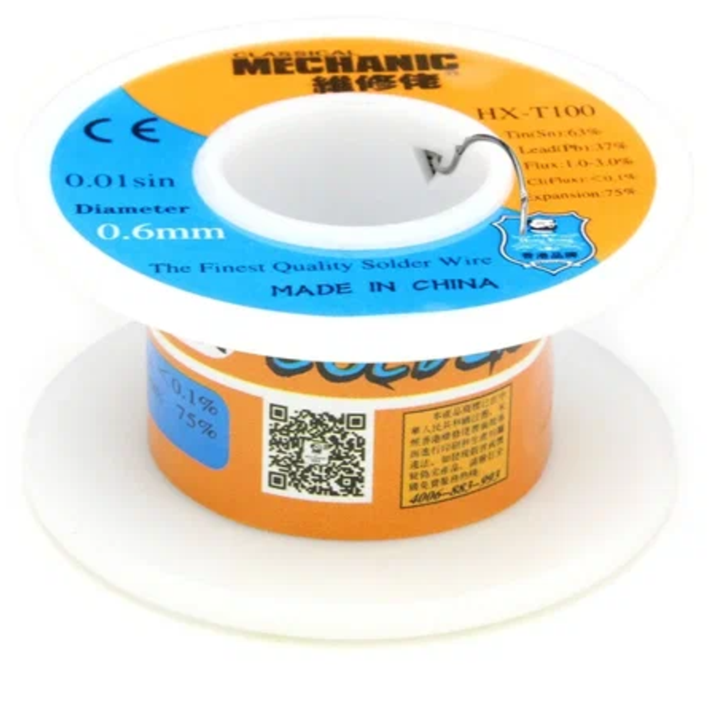 MECHANIC HX-T100 - 0.6мм припой-катушка