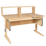 Растущая парта Дэми СУТ 25 с задними полками СУТ.15.240 (1200×880 мм)