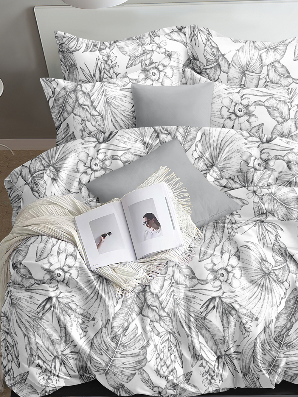 КПБ. Бязь. "Графит". 100% хлопок