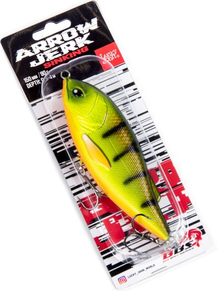 Воблер тонущий LJ BBS Original ARROW JERK S 015.00/032