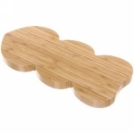 Менажница бамбуковая «SHEF» 34*15см Сердце 3секции