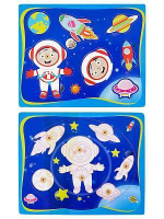 Пазл-рамка дер. "Космос" (ИД-2781)