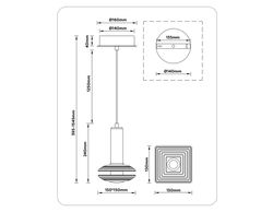 Ambrella Подвесной светодиодный светильник Crystal LH31001
