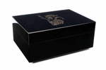 Хьюмидор Gentili Fumatore Dorato на 50 сигар, Черный лак