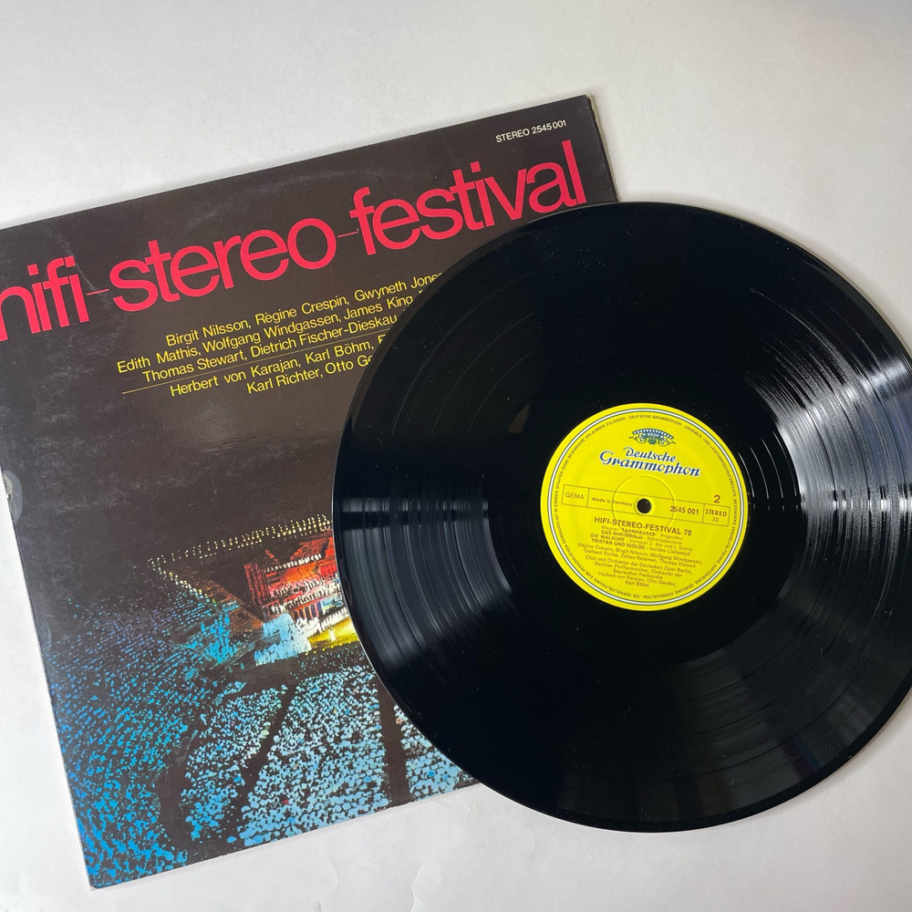 Винтажная виниловая пластинка LP Сборник Классической Музыки Hifi Stereo Festival 70 (Германия 1970) Deutsche Grammophon
