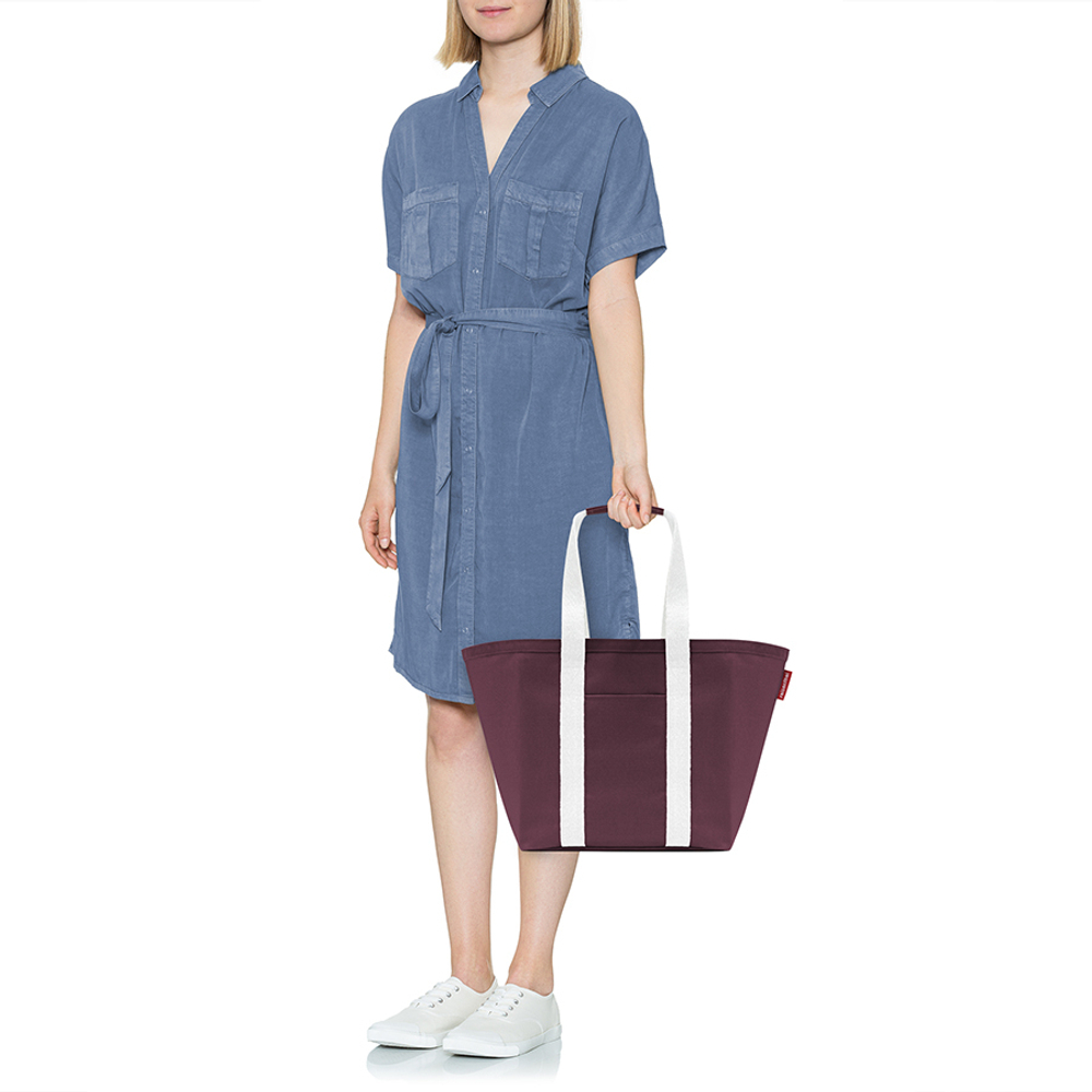 Сумка re-shopper 1 aubergine