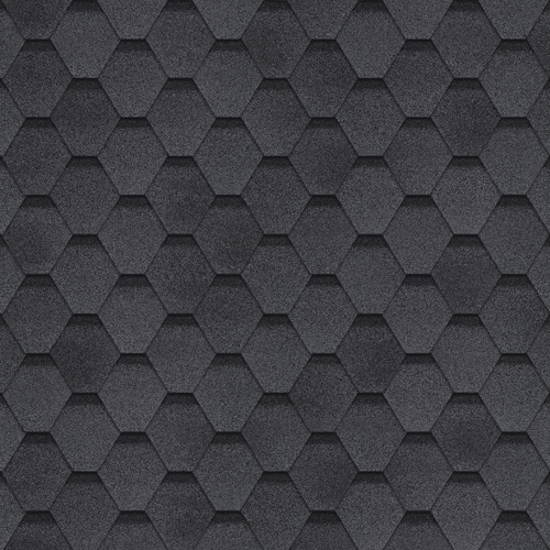 Гибкая черепица ФИНСКАЯ СОНАТА Серый (1уп-3кв.м), м2