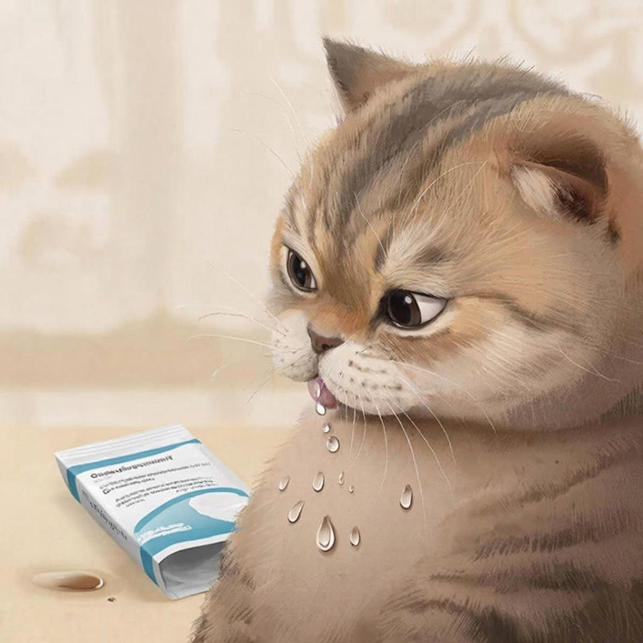 Что делать, если животное слижет капли от блох?