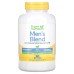 Super Nutrition, смесь для мужчин, богатые антиоксидантами мультивитамины и цельнопищевая смесь, без железа, 180 таблеток