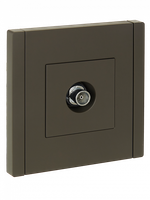 FORTE&PIANO Розетка TV оконечная FP328 серый IEK