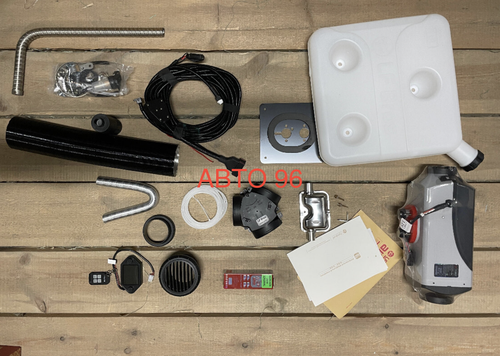 12V - 5 / Автономный отопитель салона Лунфей LFBros Air heater E5.0 12 v / с пультом ДУ и таймером Оптом