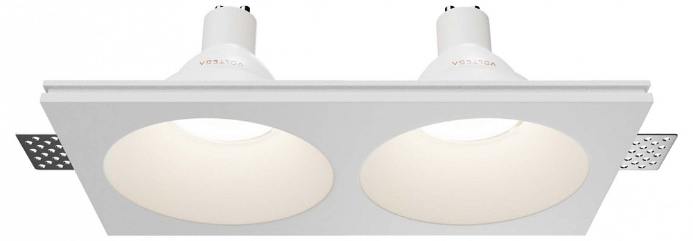 Встраиваемый светильник Maytoni Technical Gyps Modern DL129-GU10-02-W