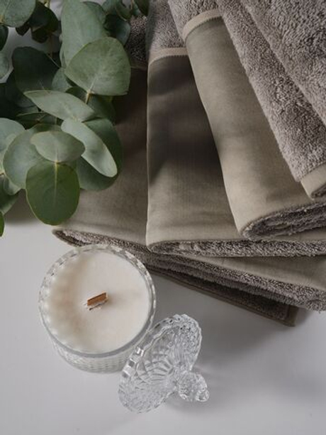 Набор полотенец 5шт Claire Batiste Atelier Brise теплый серый
