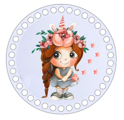 Донышко Принт Детское 12см Девочки в ассортименте