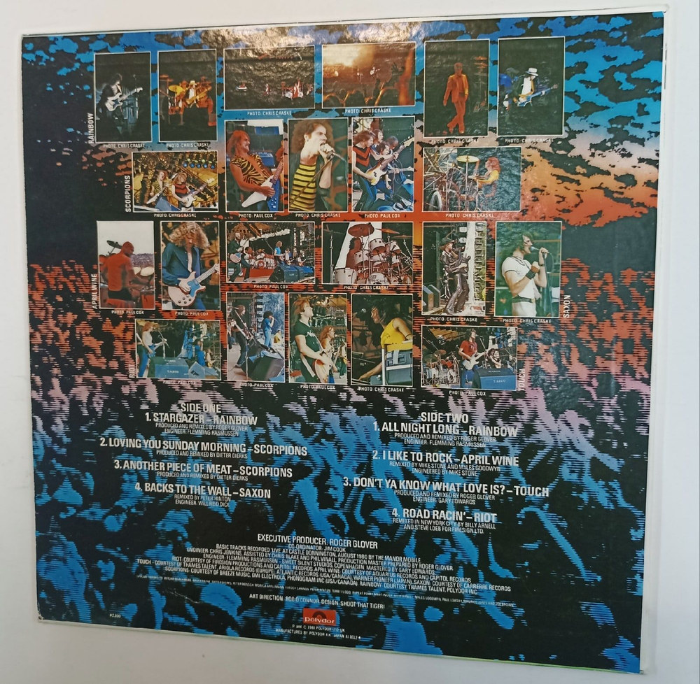 Винтажная виниловая пластинка Сборник Monsters Of Rock (Japan 1980)