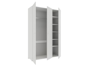 Абрис ПМ-332.25 исп.2 Шкаф комбинированный (с 3 дверьми) (Белый глянец)