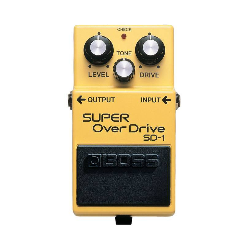 Boss SD-1 SUPER OverDrive. Гитарная педаль. Овердрайв. Регуляторы: Gain, Tone и Level.
