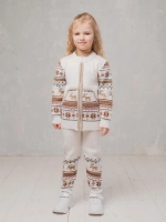 Кофта вязаная на молнии