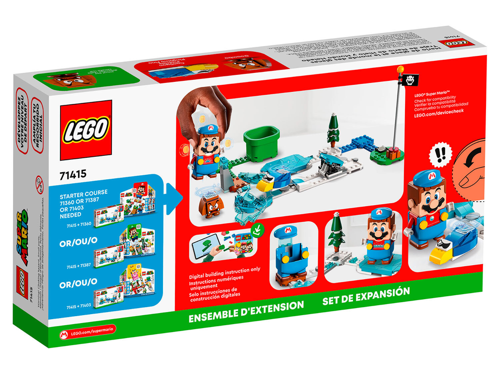 LEGO Super Mario 71415 «Костюм Ледяного Марио и замороженный мир» — доп-набор