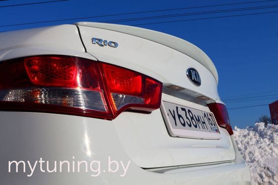 Лип спойлер для Kia Rio III