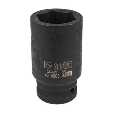 Головка ударная глубокая 33мм (6гр),3/4'' Partner PA-46510033