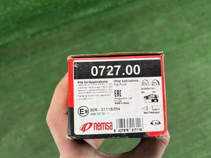 Тормозные колодки задние Fiat Doblo 1 (2000-2015) Remsa