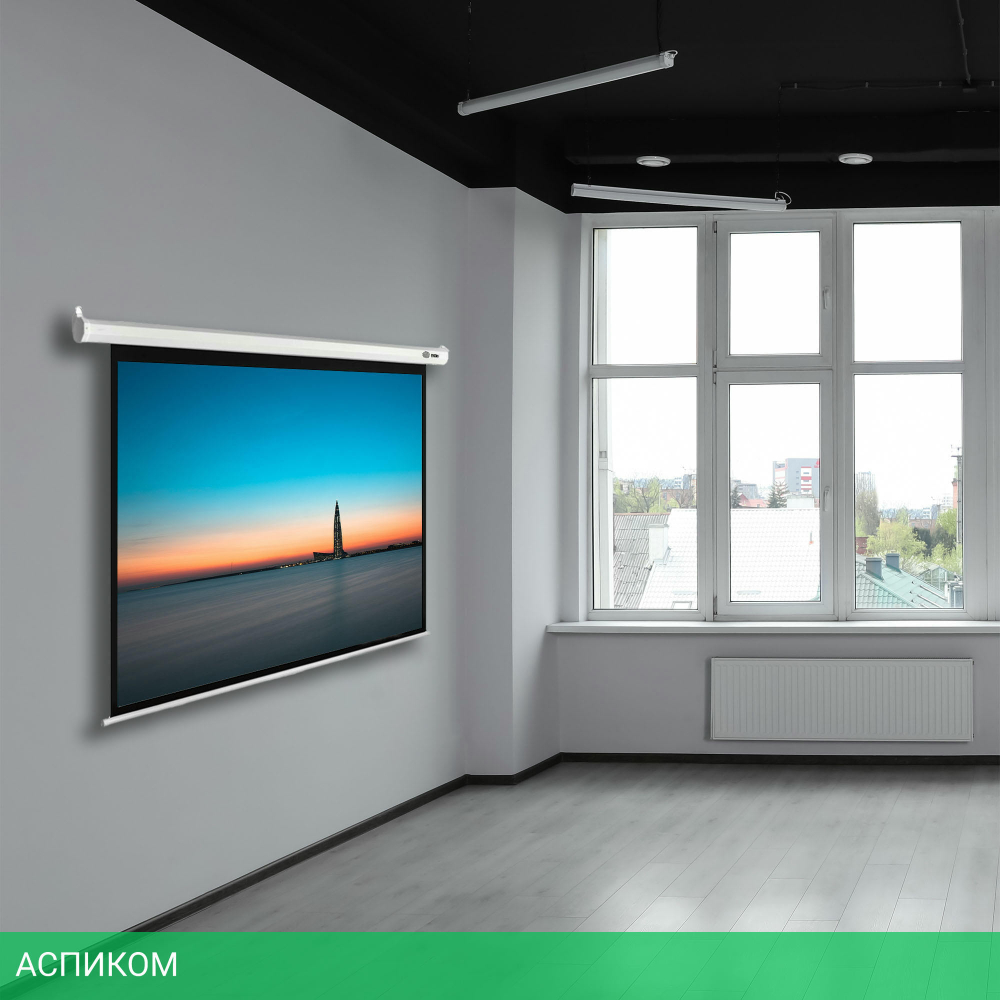 Проекционный экран Cactus 138x220см SIlverMotoExpert CS-PSSME-220X138-WT