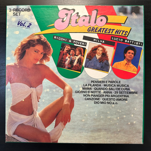 Сборник Italo Greatest Hits Vol. 2 3LP (Италия 1982г.)