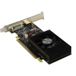 Видеокарта AFOX NVIDIA GeForce GT1030, 4Гб GDDR4, 64 бита, LP, Retail, PCIe3.0, 1xFAN, 1-SLOT, 30Вт, HDMI, DVI (AF1030-4096D4L5)