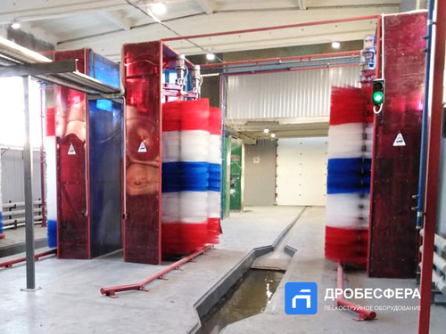 Портальная мойка для грузовых автомобилей автоматическая