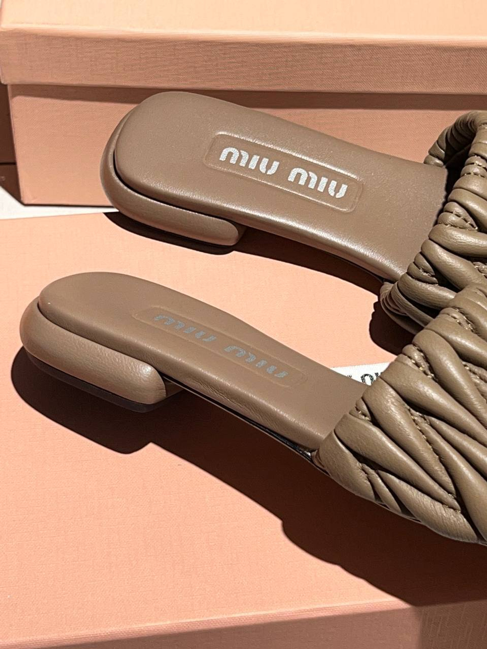 Шлепанцы MIU MIU, арт. 717320