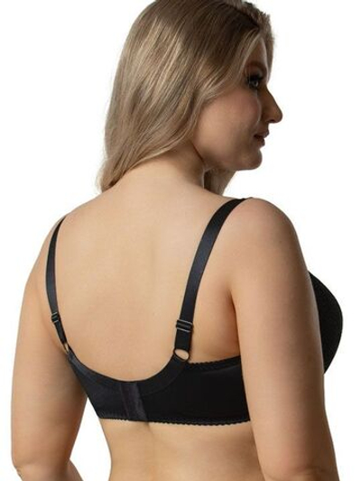 Бюстгальтер на каркасах с дублированной чашкой (Размер: 90D) (Цвет: черный)