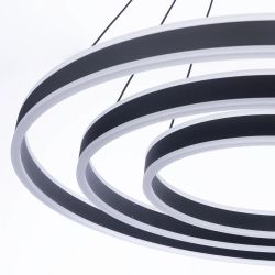 Citilux Дуэт CL719681 LED Люстра подвесная с пультом Чёрная