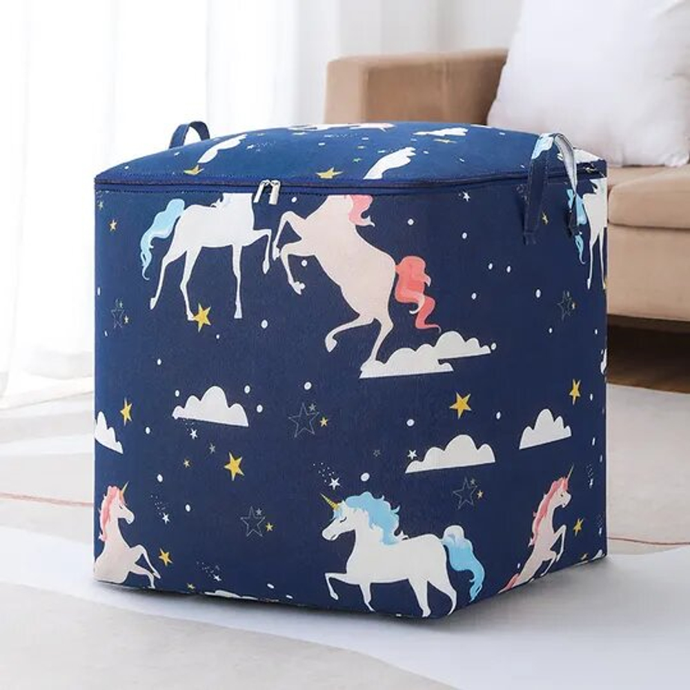 Корзина для хранения игрушек, контейнер 50*45*55см, Единорог