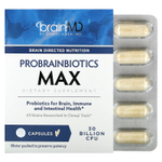 BrainMD, Probrainbiotics Max, 30 млрд КОЕ, 30 капсул