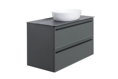 Тумба под раковину La Fenice Elba Grigio TWIN серый 100 FNC-01-ELB-G-100-2